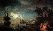 Seaport by Moonlight Claude-joseph Vernet